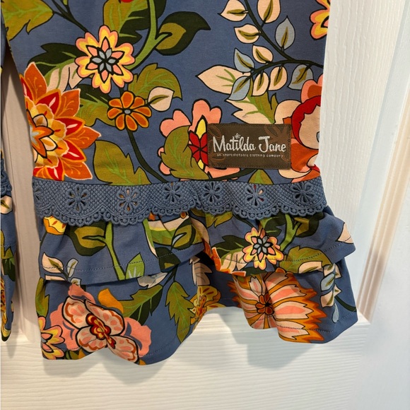 Floral Garden Big Ruffle Matilda Jane Pants - Picture 2 of 2